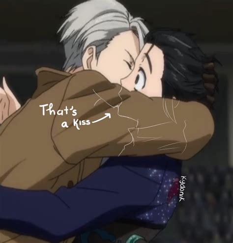 yuuri victor|did yuri and victor kiss.